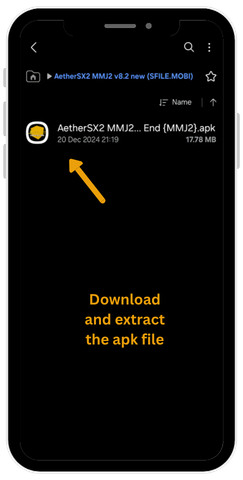 Aethersx2 mmj 3 Aethersx2 mmj installation step 1